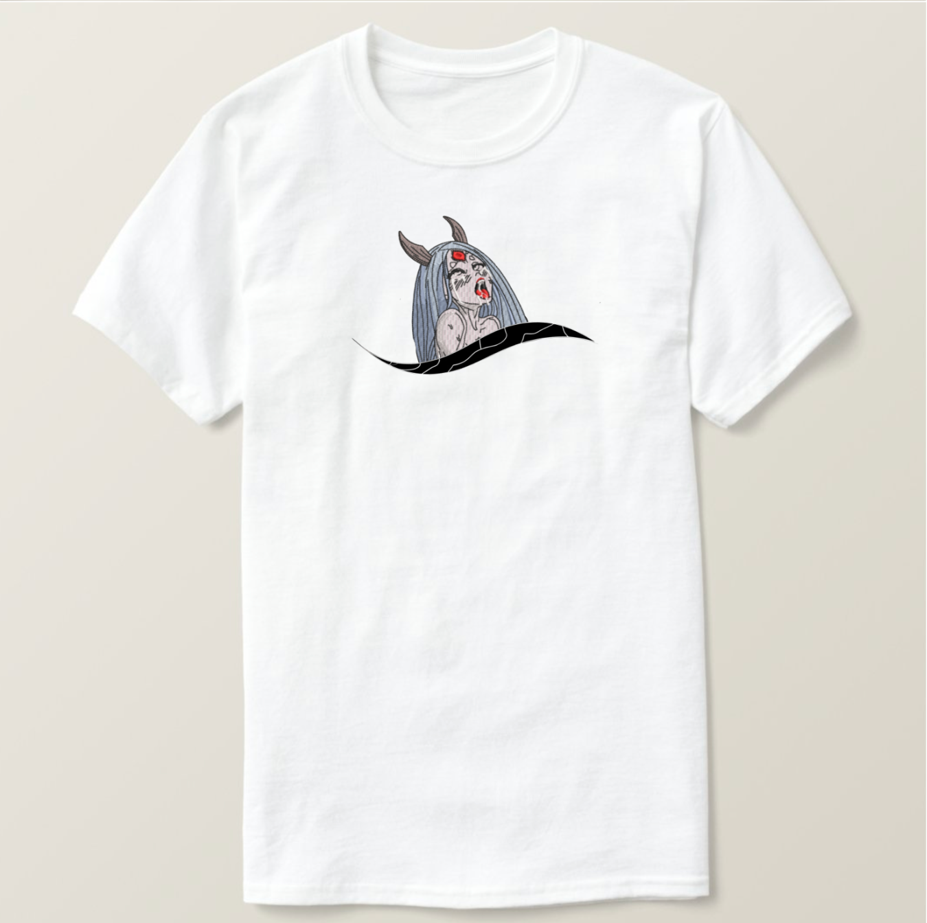 Short Sleeve T-Shirt - Kaguya Ahegao - Naruto