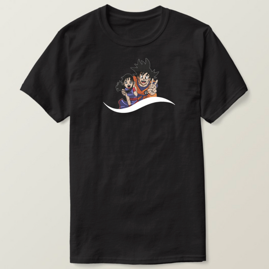 Short-sleeved T-shirt - San Goku and Chichi - Dragon Ball Z
