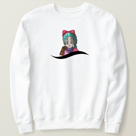 Long Sleeve Sweater - Bulma - Dragon Ball Z